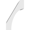 Ekena Millwork 5-in. W x 6-in. D x 10-in. H Westlake Architectural Grade PVC Knee Brace BRCP05X06X10WTL - alternate 2